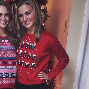 Ugly sweater “how about snow?”